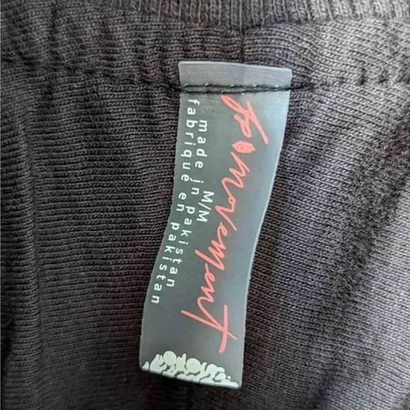 Free People Movement Women's M Foundation Jacket Zip Up Black Cotton Pocket NWT - Picture 9 of 17